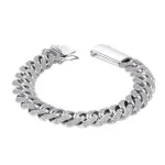 Women's Cartier bracelet with pure white diamonds and 18 carat gold -71.22 grams - code: B 6911