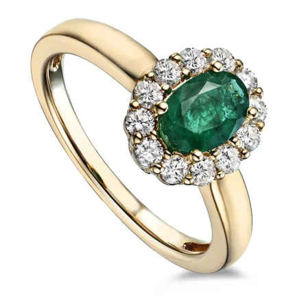 Women's emerald ring