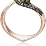 Women's ring, red ruby ​​and brilliant cut diamond: model rgf1816