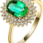 Women's emerald ring