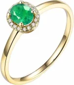Women's emerald ring