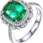 Women's emerald ring