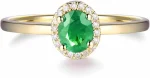 Women's emerald ring