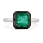 Women's emerald ring