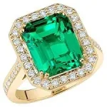 Women's emerald ring