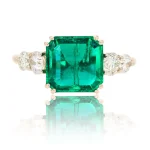 Women's emerald ring