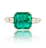 Women's emerald ring