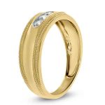 Men's Elegant Diamond Gold Ring WRGM1305 | Luxe Elegance