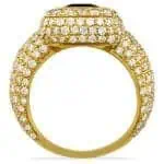 Mens Vibrant Ruby Ring RGM1548 | 18K Gold Shine