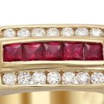 Mens Royal Ruby Ring RGM1514 | 18K Gold Charm