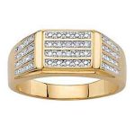Mens Sleek Diamond Ring 01