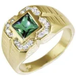 Mens Exquisite Emerald Ring RGM1612