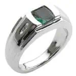 Men's Gold Emerald Jewel Ring RGM1500 | Luxe Elegance