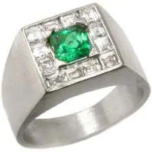 Men's Gold Princess Gem Ring RGM1452