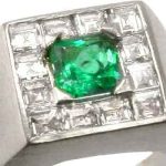 Men's Gold Princess Gem Ring RGM1452