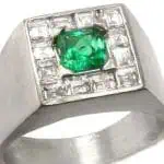 Men's Gold Princess Gem Ring RGM1452