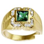 Mens Exquisite Emerald Ring RGM1612