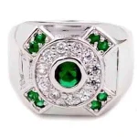 Men's Luxury Emerald Gold Ring RGM1364