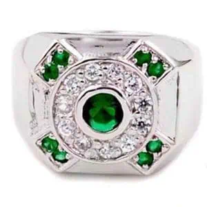 Men's Luxury Emerald Gold Ring RGM1364