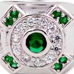 Men's Luxury Emerald Gold Ring RGM1364