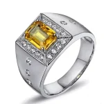 Original Yellow Sapphire Men's Ring