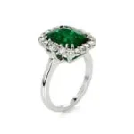 Women's emerald ring