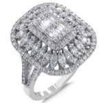 New special and luxurious diamond wedding ring, code RDF1164