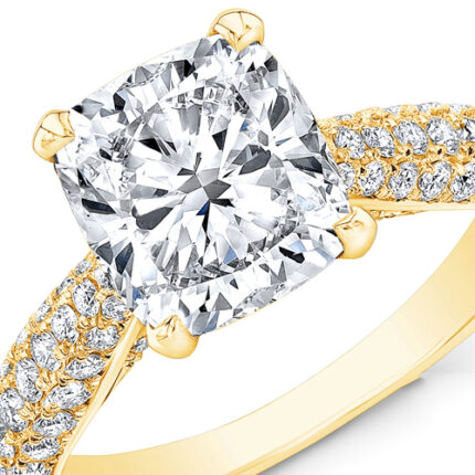 Kashan and yellow gold