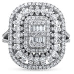 New special and luxurious diamond wedding ring, code RDF1164 - Image 3