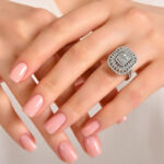 New special and luxurious diamond wedding ring, code RDF1164 - Image 4