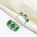 Women’s Emerald Gold Ring – Luxury Jewelry, Code 10361