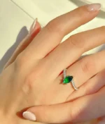 Women’s Emerald Gold Jewelry Ring – Code 10393