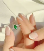 Women’s Emerald Gold Jewelry Ring – Code 10393