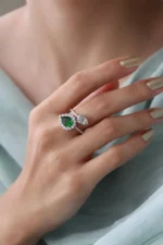 Luxury Emerald Gold Jewelry Ring – Code 10042