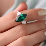 Women’s Emerald Gold Jewelry Ring – Code 10437