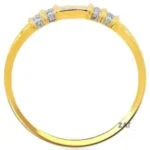 yellow gold men’s ring with brilliant diamonds WRGM1279