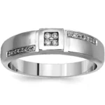 dimonad gold ring WRGM1275 front view