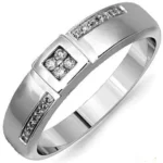 dimonad gold ring WRGM1275 front view