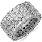 men’s luxury ring in 18K white gold WRGM1277