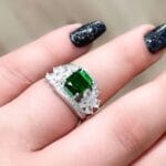Women’s Emerald Gold Ring – Code 10507
