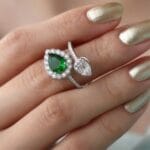 Luxury Emerald Gold Jewelry Ring – Code 10042