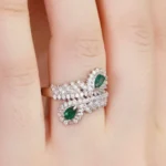 Special Style Women’s Emerald Ring – Code 60258