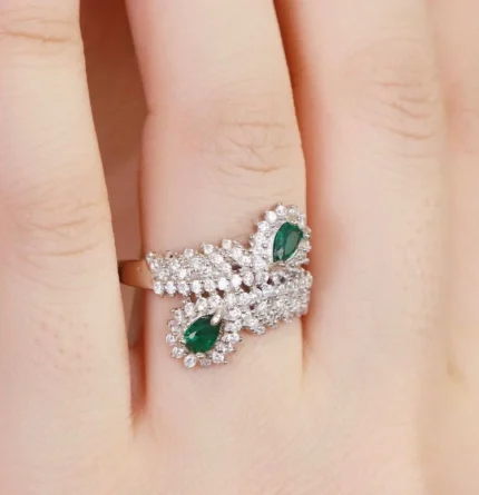 Special Style Women’s Emerald Ring – Code 60258