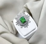 Large Sunburst Gold Ring for Women – Code 10709