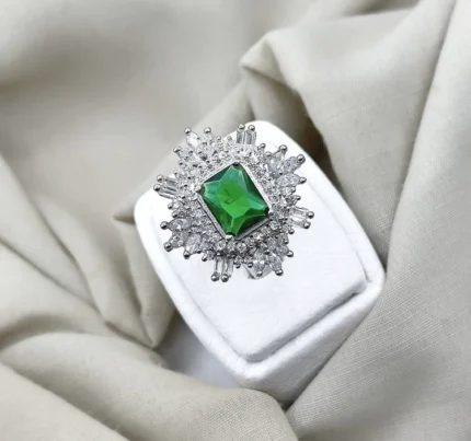 Large Sunburst Gold Ring for Women – Code 10709