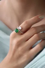 women’s square gold ring