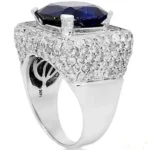 Men’s Gold Ring RGM1349 with Ruby and Diamond