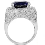 Men’s Gold Ring RGM1349 with Ruby and Diamond