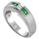 Men’s Emerald Ring with Diamond RGM1394