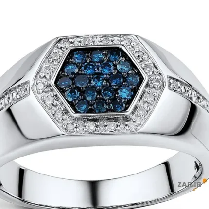 Sapphire Diamond Men’s Ring